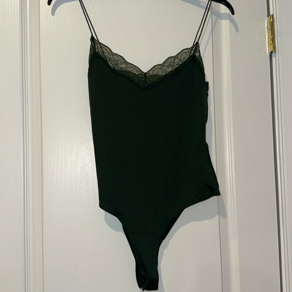 Zara Green Bodysuit Tank